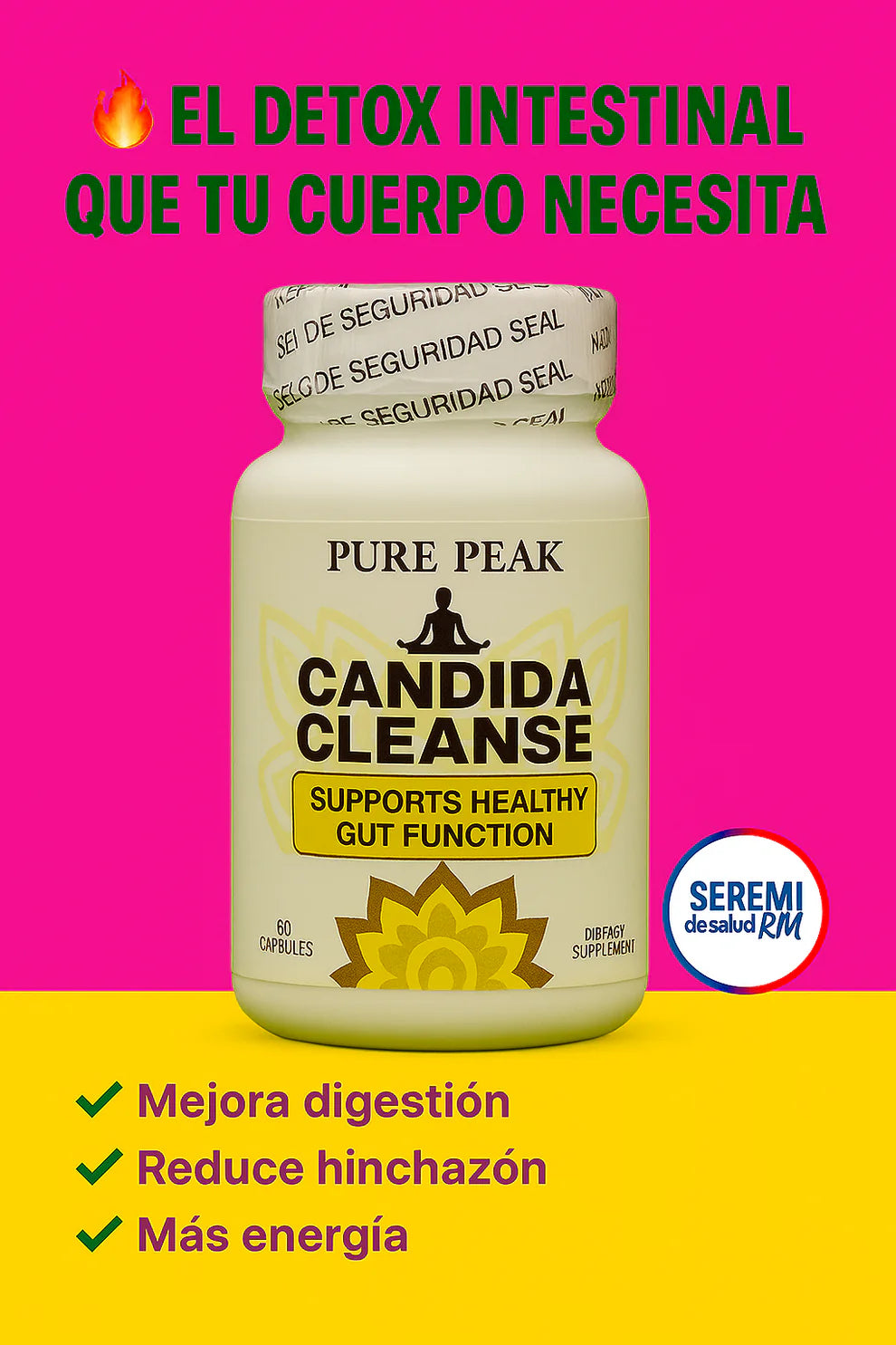 CANDIDA CLEANSE 1000MG 60 CAPS