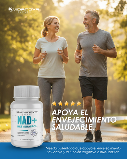 NAD+ RESVERATROL 1000MG 60 CAPS