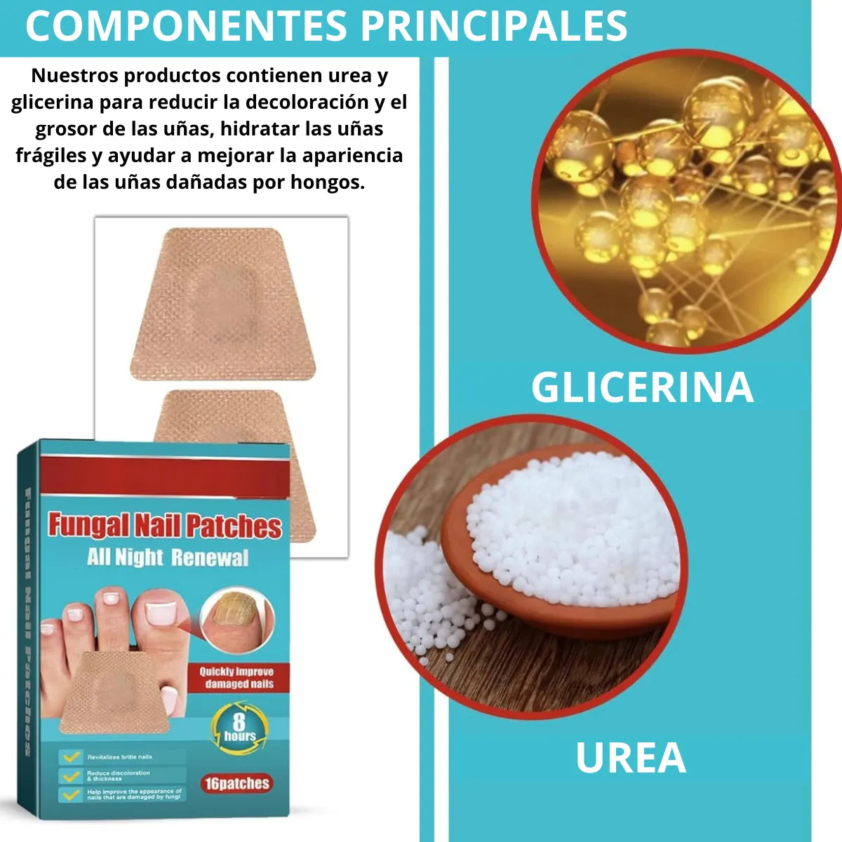 PARCHE UÑAS ANTIHONGOS x16 2x1