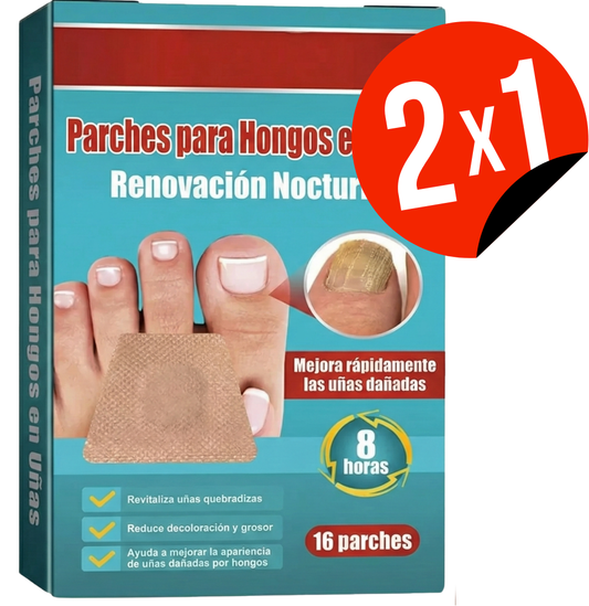 PARCHE UÑAS ANTIHONGOS x16 2x1