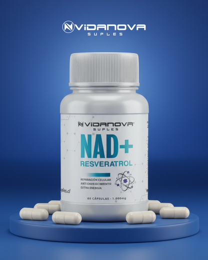 NAD+ RESVERATROL 1000MG 60 CAPS