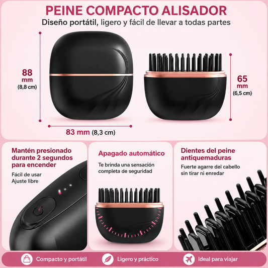 PEINE COMPACTO DIGITAL ALISADOR