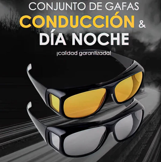 Lentes De Visión Pro HD  x2 DIA Y NOCHE